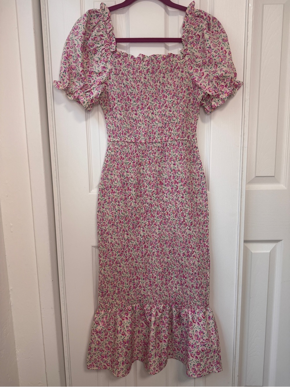 Pretty garden Dress Pink Flora - Picture 4 of 5